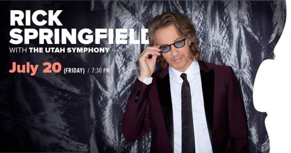 Rick Springfield & The Utah Symphony at Snow Park Outdoor Amphitheater