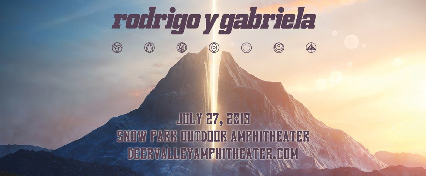 Rodrigo Y Gabriela at Snow Park Outdoor Amphitheater tickets Rodrigo Y Gabriela at Snow Park Outdoor Amphitheater