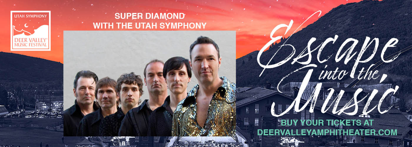 Super Diamond & Utah Symphony at Snow Park Outdoor Amphitheater tickets Super Diamond & Utah Symphony at Snow Park Outdoor Amphitheater