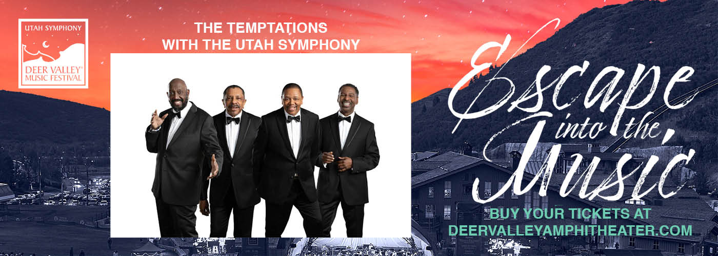 The Temptations & The Utah Symphony at Snow Park Outdoor Amphitheater tickets The Temptations & The Utah Symphony at Snow Park Outdoor Amphitheater