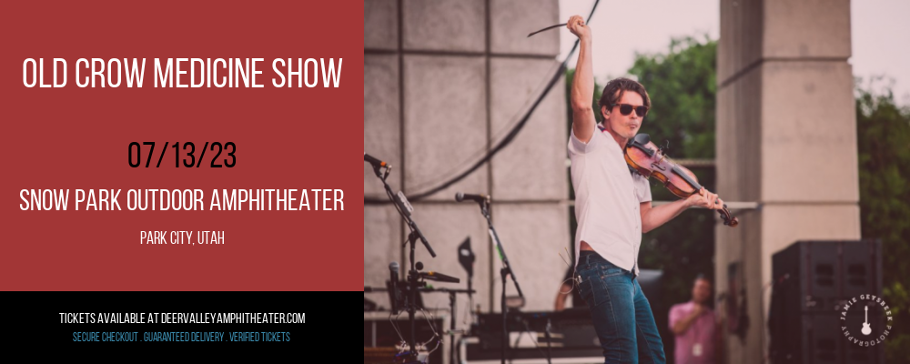 Old Crow Medicine Show at Snow Park Outdoor Amphitheater