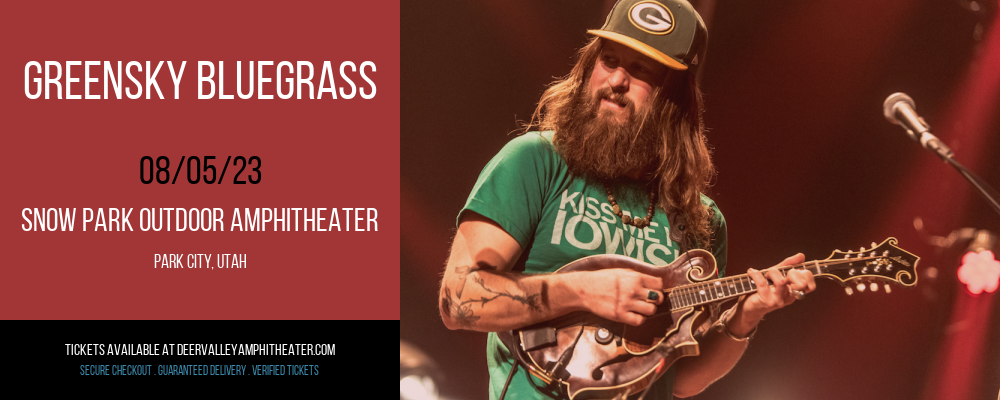 Greensky Bluegrass at Snow Park Outdoor Amphitheater tickets Greensky Bluegrass at Snow Park Outdoor Amphitheater