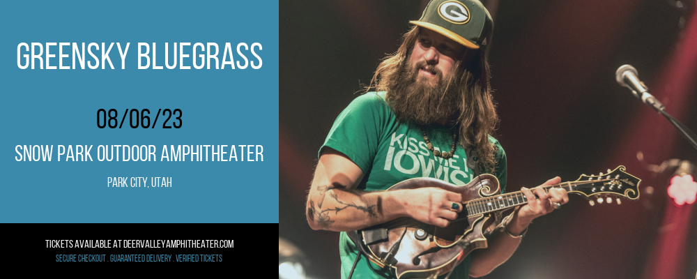 Greensky Bluegrass at Snow Park Outdoor Amphitheater tickets Greensky Bluegrass at Snow Park Outdoor Amphitheater