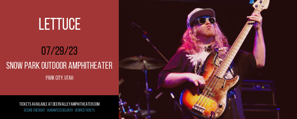 Lettuce at Snow Park Outdoor Amphitheater tickets Lettuce at Snow Park Outdoor Amphitheater