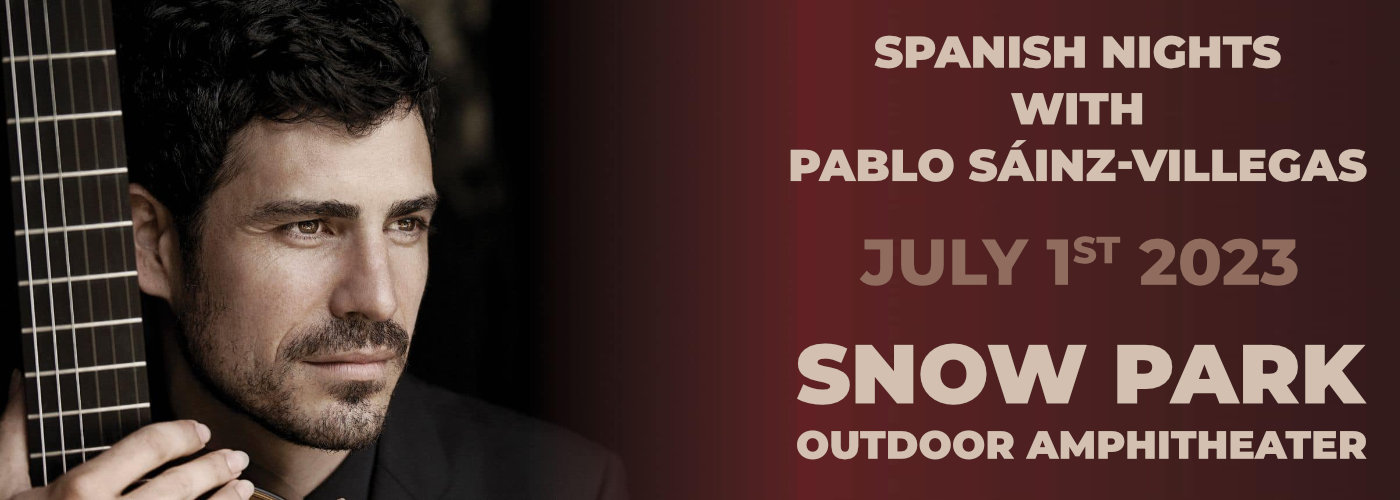 Pablo Sainz Villegas at Snow Park Outdoor Amphitheater tickets Pablo Sainz Villegas at Snow Park Outdoor Amphitheater