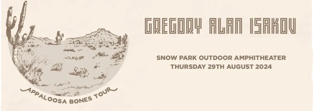 Gregory Alan Isakov at Snow Park Outdoor Amphitheater