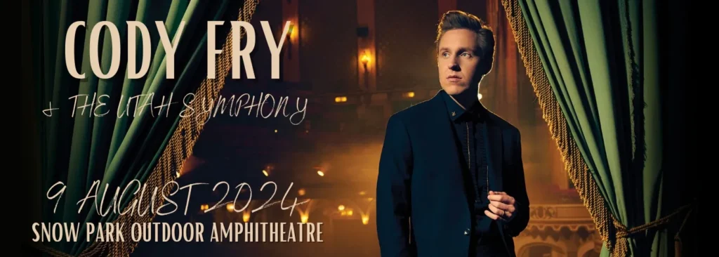 Cody Fry & The Utah Symphony at Snow Park Outdoor Amphitheater