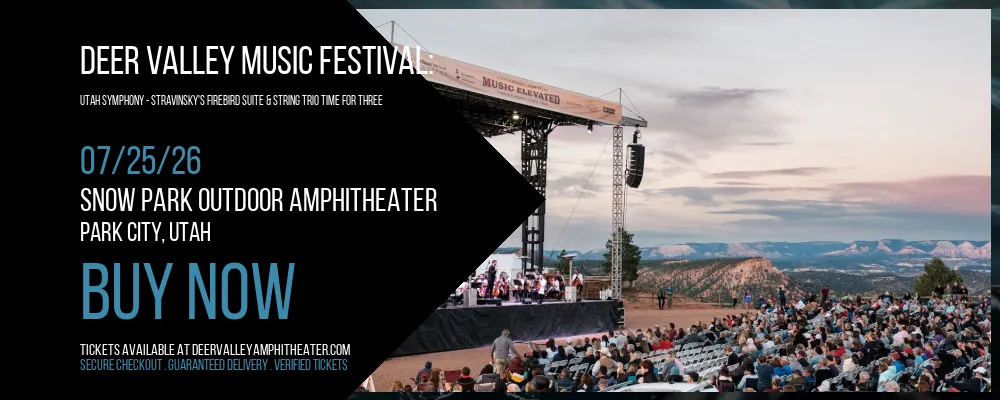 Deer Valley Music Festival at Snow Park Outdoor Amphitheater