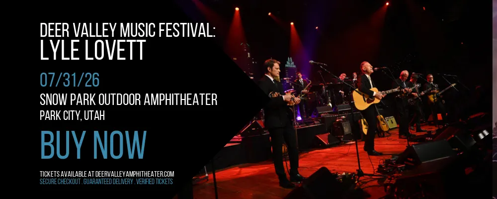 Deer Valley Music Festival at Snow Park Outdoor Amphitheater